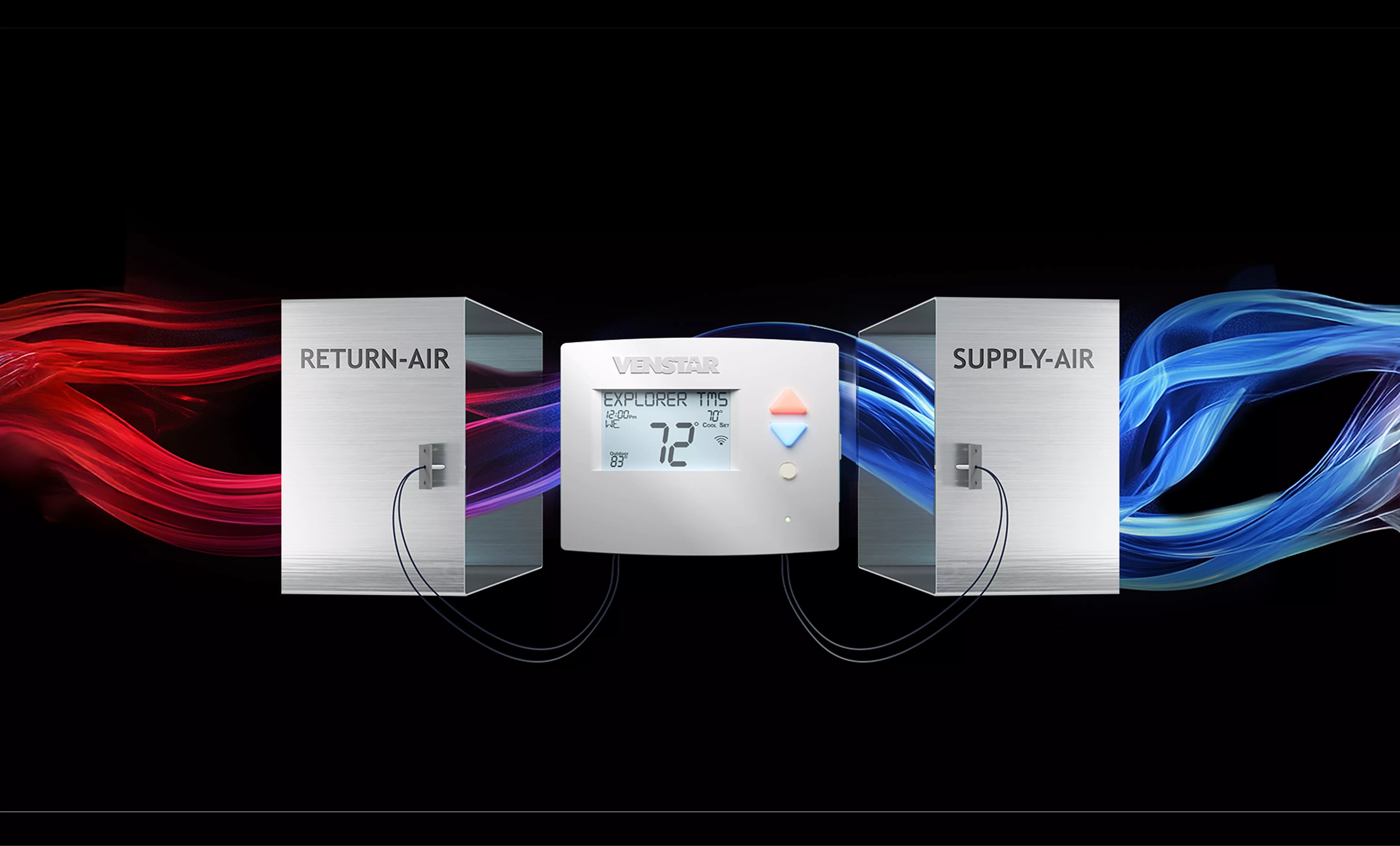Venstar T4950-TMS temperature monitoring thermostat