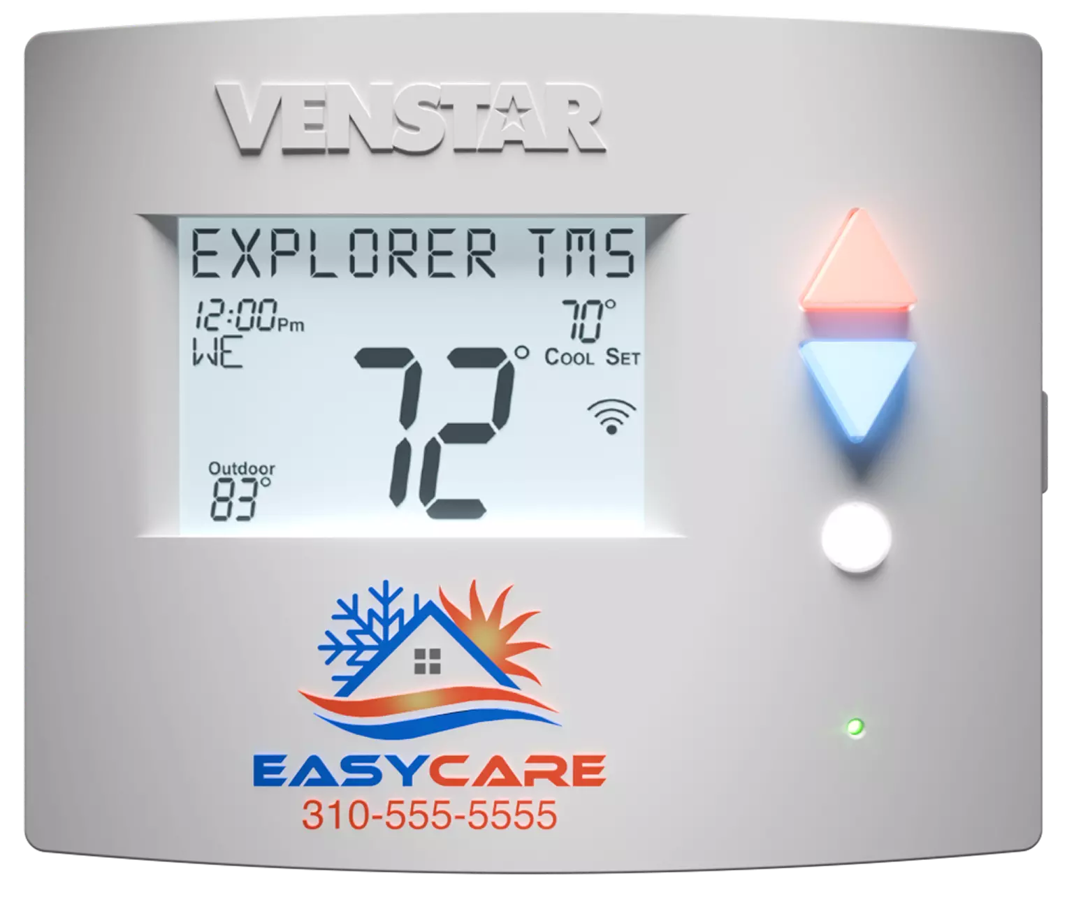 T4950-TMS thermostat in logo program workflow
